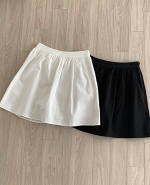 flare mini skirt (2color)