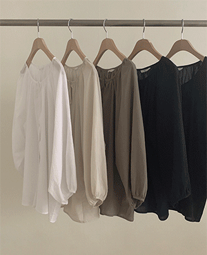 shirring blouse (5color) 재진행
