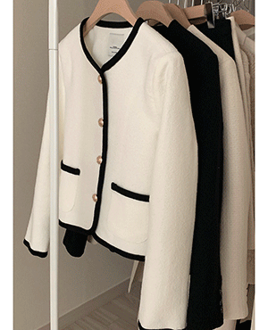 prime tweed jacket (ivory)