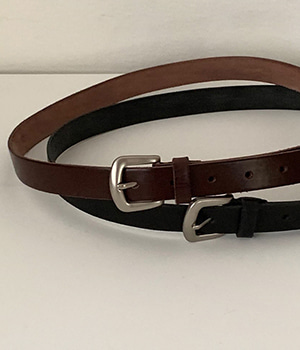 formal leather belt (2color)