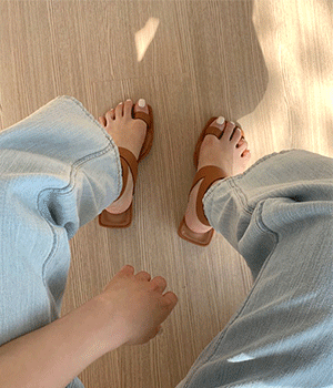 bound sandal (2color)