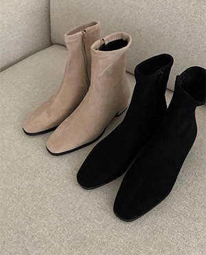 suede ankle boots (2color)