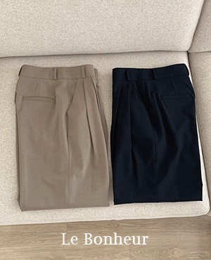 [Le Bonheur] mocha slacks (2color)