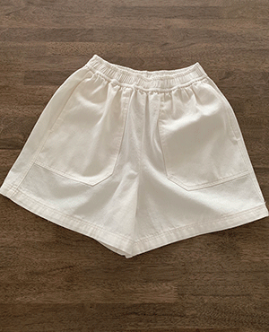 pocket banding shorts (2color)
