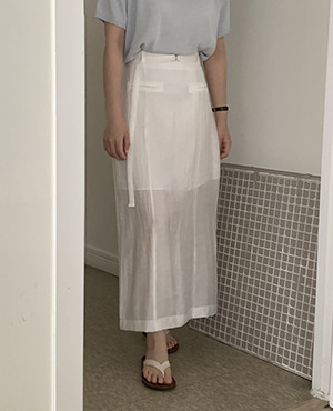 belted skirt (3color)