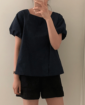 cheddar blouse (2color)