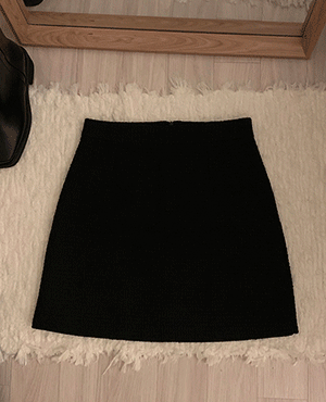 tavo tweed skirt (2color)