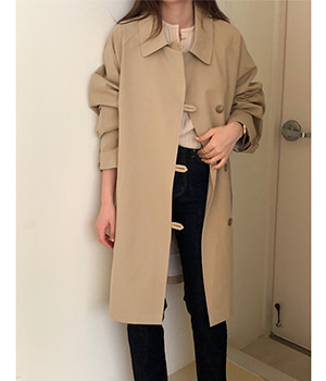 half trench coat (2color)