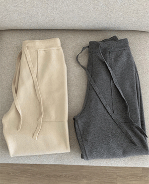 knit jogger pants (3color)