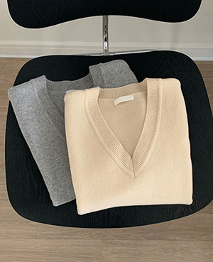 knit vest (4color)