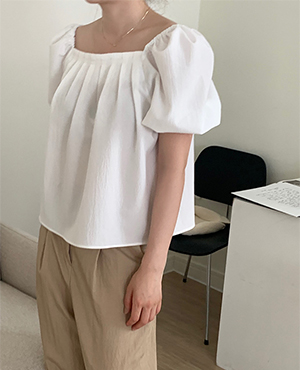 sue pintuck blouse (3color)