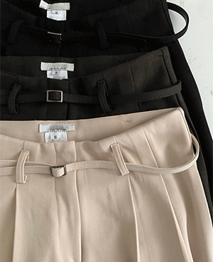 TR belt slacks (3color)